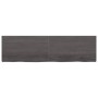 Ripiano Marrone Scuro 180x50x(2-4) cm Massello Rovere Trattato