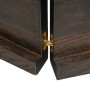 Ripiano Marrone Scuro 180x50x(2-4) cm Massello Rovere Trattato