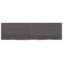 Ripiano Marrone Scuro 140x40x(2-6) cm Massello Rovere Trattato
