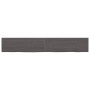 Ripiano Marrone Scuro 180x30x(2-6) cm Massello Rovere Trattato