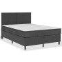 Letto a Molle Grigio in Tessuto 180x200 cm