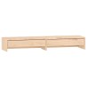 Supporto per Monitor 100x27x15cm in Legno Massello di Pino