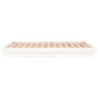 Giroletto con LED Bianco 140x200 cm in Legno Massello