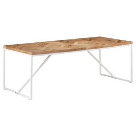 Tavolo da Pranzo 200x90x76 cm Legno Massello di Acacia e Mango