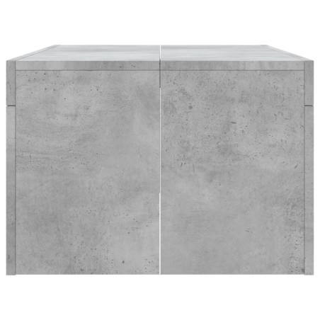 Tavolino Salotto Grigio Cemento 102x50x36 cm Legno Multistrato