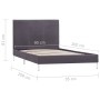 Giroletto Grigio Scuro in Tessuto 90x200 cm