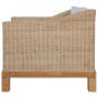 Poltrona con Cuscini in Rattan Naturale