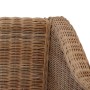 Poltrona con Cuscini in Rattan Naturale