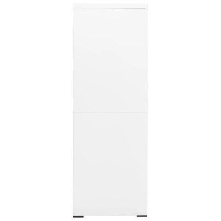 Armadio Classificatore Bianco 90x46x134 cm in Acciaio