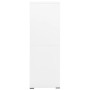 Armadio Classificatore Bianco 90x46x134 cm in Acciaio