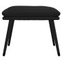 Sgabello Nero 45x29,5x35 cm in Similpelle Lucida