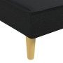 Chaise Longue in Tessuto Nero