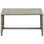 Tavolino da Salotto Beige 70x40x38 cm in Polyrattan