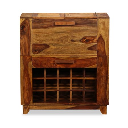 Mobile Bar in Legno Massello di Sheesham 85x40x95 cm