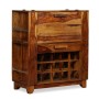 Mobile Bar in Legno Massello di Sheesham 85x40x95 cm