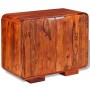 Credenza in Legno Massello di Sheesham 75x35x60 cm