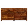 Credenza in Legno Massello di Sheesham 160x35x75 cm