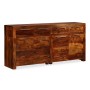 Credenza in Legno Massello di Sheesham 160x35x75 cm