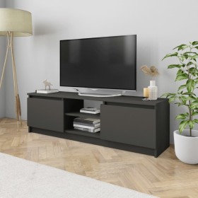 Mobile Porta TV Grigio 120x30x35,5 cm in Legno Multistrato