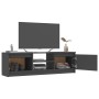 Mobile Porta TV Grigio 120x30x35,5 cm in Legno Multistrato