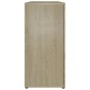 Credenza Rovere Sonoma 120x35,5x75 cm in Legno Multistrato