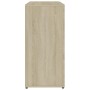 Credenza Rovere Sonoma 80x36x75 cm in Legno Multistrato