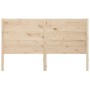 Testiera per Letto 166x4x100 cm in Legno Massello di Pino