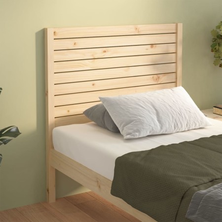 Testiera per Letto 106x4x100 cm in Legno Massello di Pino