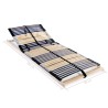 Reti a Doghe 2 pz 7 Zone con 42 Doghe in Legno 90x200 cm