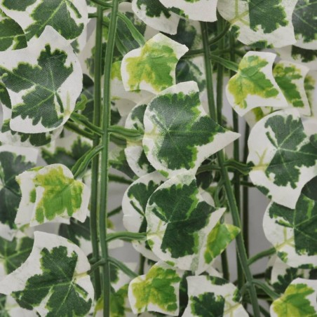 Foglie Artificiali di Edera 4 pz Variegata 90 cm