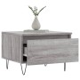 Tavolini Salotto 2pz Grigio Sonoma 50x46x35cm Legno Multistrato