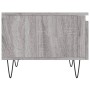 Tavolini Salotto 2pz Grigio Sonoma 50x46x35cm Legno Multistrato