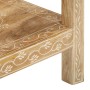 Tavolo Consolle 80x35x74 cm in Legno Massello di Mango