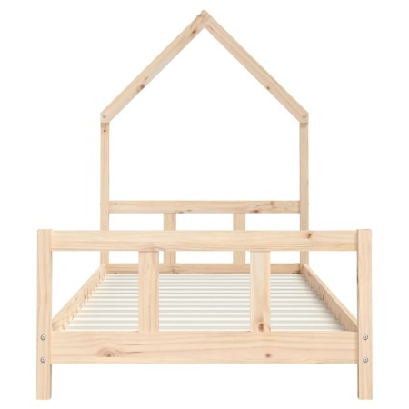 Giroletto per Bambini 90x200 cm in Legno Massello di Pino