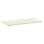 Cuscino per Panca Crema 100x50x3 cm in Tessuto Oxford