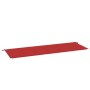 Cuscino per Panca Rosso 150x50x3 cm in Tessuto Oxford