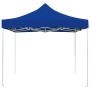 Gazebo Professionale Pieghevole Alluminio 2x2m Blu