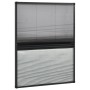 Zanzariera Plissettata in Alluminio 60x80 cm con Tendina