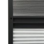 Zanzariera Plissettata in Alluminio 60x80 cm con Tendina