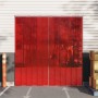 Tenda per Porte Rossa 200 mm x 1,6 mm 25 m in PVC