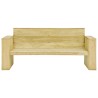 Set Divani da Giardino 2 pz in Legno di Pino Impregnato