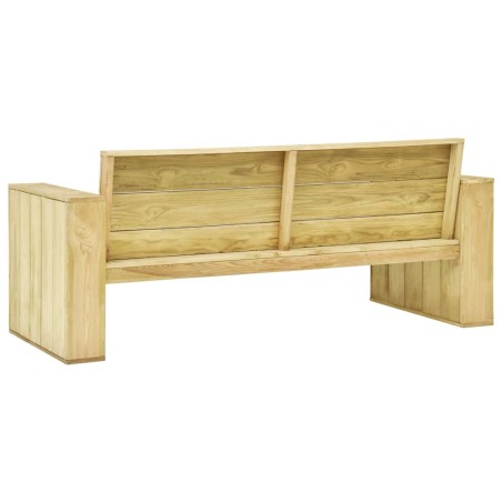 Set Divani da Giardino 2 pz in Legno di Pino Impregnato