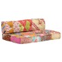 Pouf in Tessuto Patchwork