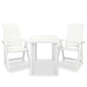 Set da Bistrot 3 pz in Plastica Bianco