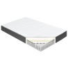Letto a Molle Grigio Scuro in Tessuto 180x200 cm