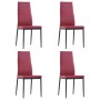 Set da Pranzo 5 pz Rosso Vino