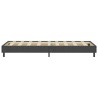 Letto a Molle Grigio Scuro in Tessuto 80x200 cm