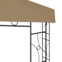 Gazebo 3x3x2,7 m Grigio Talpa 160 g/m²