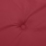 Cuscino per Panca Rosso Vino 180x50x3 cm in Tessuto Oxford