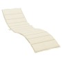 Cuscino per Lettino Crema 200x60x3 cm in Tessuto Oxford